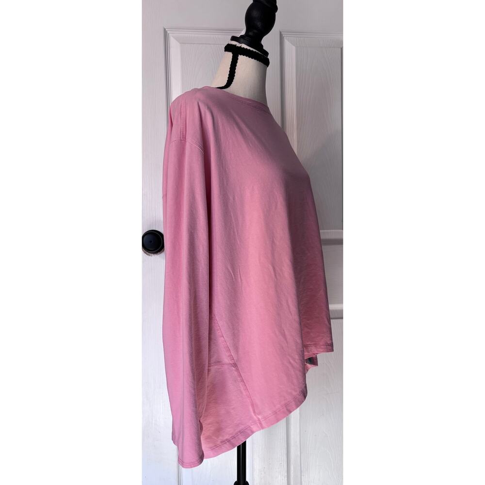 Coolibar Long Sleeve Women’s Medium West Palm Drape Tee Light Pink UV Protection - Picture 5 of 9